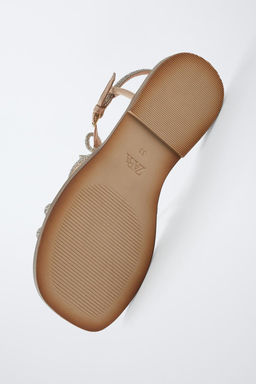 SHINY SANDALS WITH BOWS - Zara фото 6
