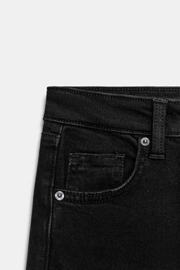 JEANS TRF CROPPED FLARE TIRO ALTO / Negro - Zara фото 3