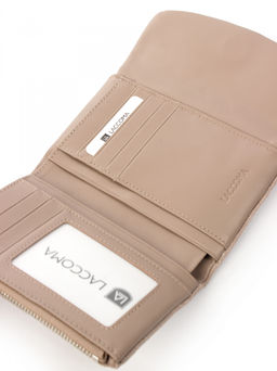 LACCOMA кошелек LA-2089-З-серо-бежевый натуральная замша