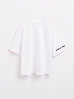 CONTE Oversize-футболка из хлопка Believe LD 1658 white