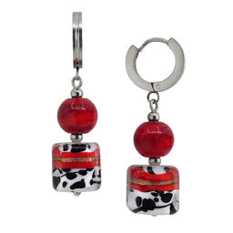 Серьги из муранского стекла SCARLET LAW LS3465