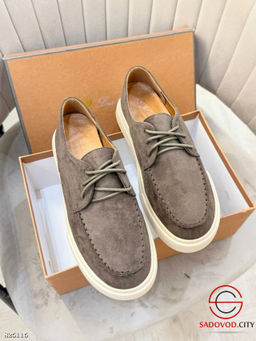 Лоферы женские из замши