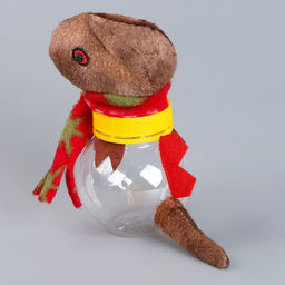 Цена за 5 шт. Конфетница Динозавр, 16 см, виды МИКС