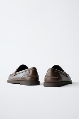 CHAMPION ® X ZARA LEATHER LOAFERS  фото 5
