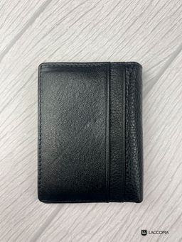 LACCOMA портмоне 168-47-черный натуральная кожа полиэстер