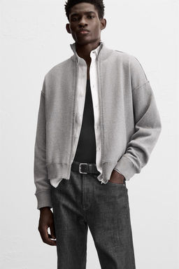 UNEVEN STITCH KNIT JACKET - Zara фото 5