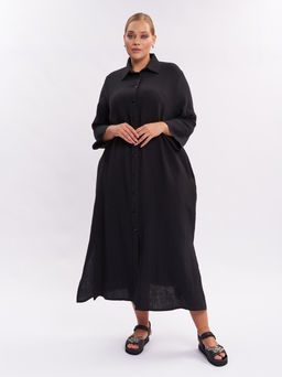 Платье из муслина PP30701BLK01 - Артесса фото 3