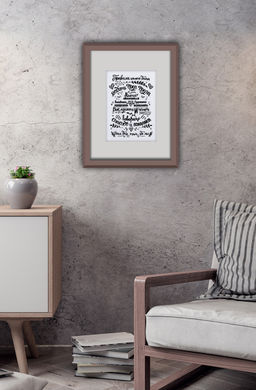 Набор для вышивания PANNA Живая картина JK-2221 Правила нашего дома 29 х 22 см