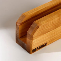 Салфетница Adelica «ЛЮКС», 14×7×6 см, пропитана маслом, дерево берёза