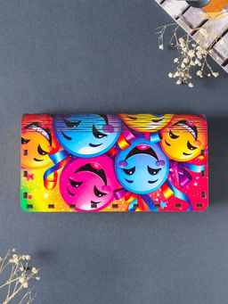 Купюрница "С днём рождения!" смайлики, 19,5х11х3 см, вид 17