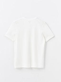 Bisiklet Yaka K?sa Kollu Bask?l? Pike Erkek Ti??rt - Waikiki фото 2