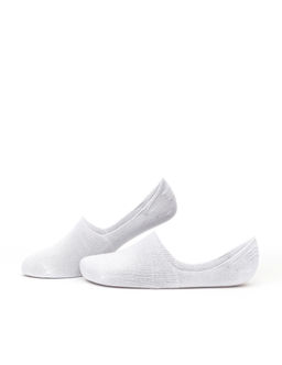 Erkek Beyaz D_z Babet _orap