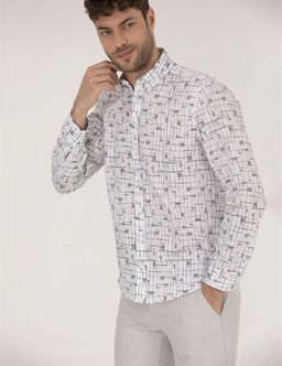 Kahverengi Slim Fit Uzun Kollu G_mlek - Pierre cardin фото 2