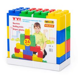 Конструктор строительный XXL, 24 элемента