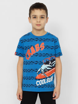 CRB wear/CSKB 63550-42-370 Футболка для мальчика,синий/Ex.Cherubino