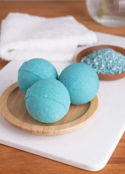 FABRIK шарик бурлящий д/ванны 120гр с шиммером "Light Green"