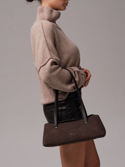 Замшевая сумка Raduy DBR 31127 темно-коричневый  фото 4