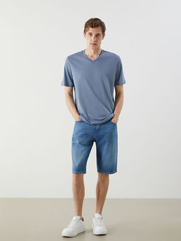 V Yaka K?sa Kollu Erkek Ti??rt