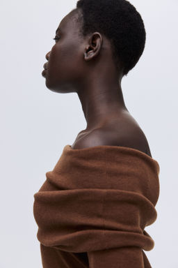 Jersey off-the-shoulder - H&m фото 7