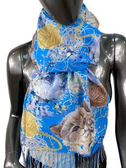 Легкий палантин , мультицвет - Greta фото 28