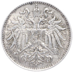 Монета 10 геллеров 1893 года Австрия