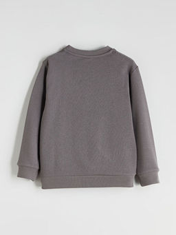 Bisiklet Yaka Erkek ?ocuk Sweatshirt
