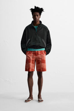 OTIS KWAME KYE QUAICOE PRINTED LONG SWIMMING TRUNKS - Zara фото 2