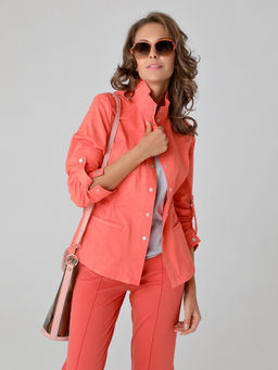 24220 Жакет коралловый - Dizzyway фото 3