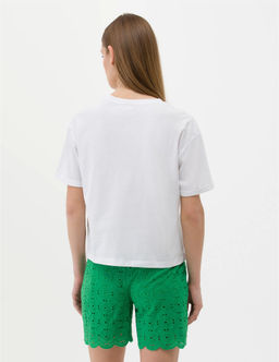 Beyaz Comfort Fit Ti__rt - Pierre cardin фото 5