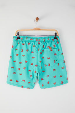 TRENDYOL MAN Lacivert Standart Fit Yengec Desenli Deniz Sortu TMNSS24DS00006 - Trendyolmilla фото 7