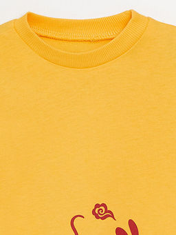 Bisiklet Yaka K?sa Kollu Bask?l? Erkek Bebek Ti??rt - Waikiki фото 3