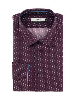Сорочка мужская длинный рукав GREG 623/231/3410/ZV/1p