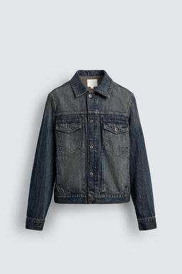 CROPPED FIT DENIM JACKET - Zara фото 7