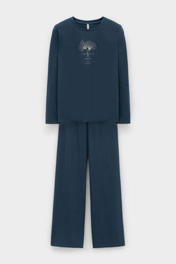 Е 20189/синий орион пижама жен - Very neat фото 2