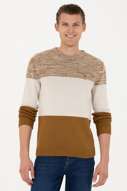 Мужской светлый свитер цвета хаки Неожиданная скидка в корзине - U.s. polo assn фото 10