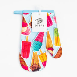 Цена за 2 шт. Варежка-прихватка «Этель. Сладости» 26×16 см