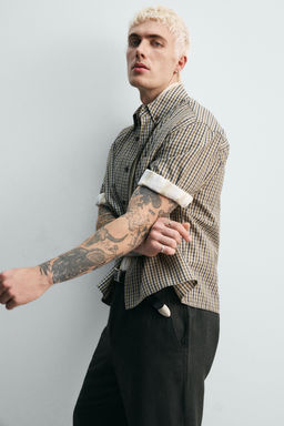 CHECK SHIRT LIMITED EDITION - Zara фото 6