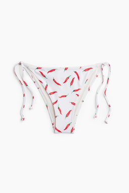 Braga de bikini con tiras de anudar