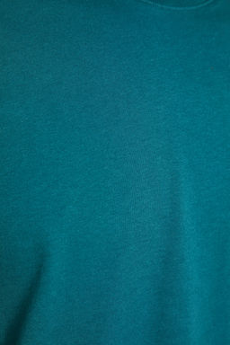 TRENDYOL MAN Gri-Indigo 2li Paket %100 Pamuklu Uzun Kol Regular/Normal Kesim Basic T-Shirt TMNAW24TS00001 - Trendyolmilla фото 5