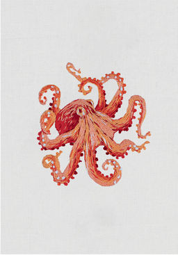 Набор для вышивания PANNA Живая картина JK-2321 Осьминог 6.5 х 6 см