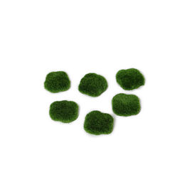 Мох искусственный, для декора, «Рельефные камни», набор 6 шт., тёмно-зелёный, Greengo