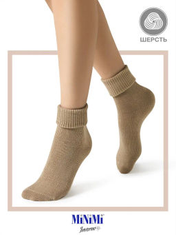 MINI INVERNO 3301 носки жен. 26% Шерсть, 62% Акрил, 10% Полиамид, 2% Эластан - beige - Minimi фото 2