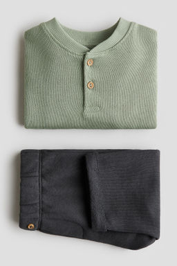 Conjunto de 2 piezas en tejido sudadera - H&m фото 2
