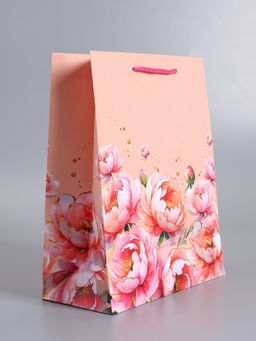 Пакет подарочный ламинированный «Прекрасной», 26×12×32 см