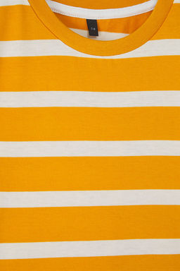 Cok Renkli Cizgili Orme T-Shirt TKDSS25TS00043 - Trendyolmilla фото 2