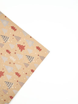 Набор упаковочной бумаги «Новогодняя», 4 листа, 70 × 100 см