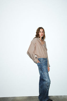 TRF LOOSE OVERSIZE HIGH-WAIST JEANS
