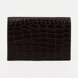 Обложка для паспорта TEXTURA, цвет коричневый  фото 2