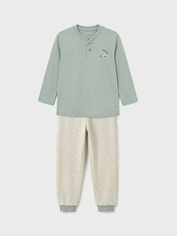 Nak??l? Erkek Bebek Pijama Tak?m?