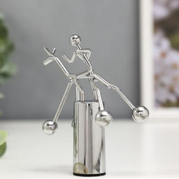 Маятник настольный антистресс Человечек на коне, 11.5?9.5?5 см